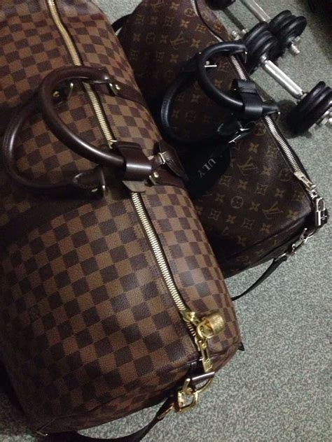 louis vuitton keepall 55 real vs fake|louis vuitton keepall 55 monogram.